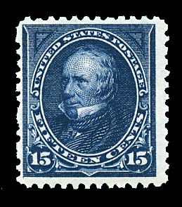 US 274 1895 15 Cent Clay, Watermarked