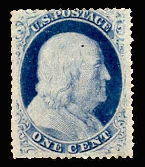 US 24 1 Cent Franklin