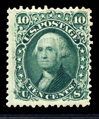 US 68 1861 10 Cent Washington