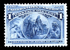 US 230 One-Cent Columbus, In sight of land