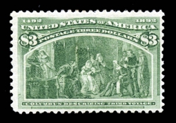 US 243  $3  Columbus Describing His Third Voyage