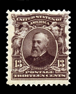 US 308 1902 13-cent Harrison