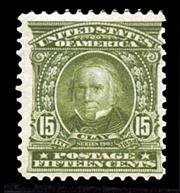 US 309 1902 15-cent Clay