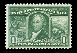 US 323 One-cent 1904 Louisiana Purchase