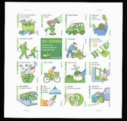 US 4524 Go Green Messages