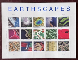 US 4710 Earthscapse Pane of 15
