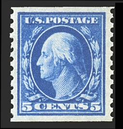 US 447 Five-cent Washington Coil