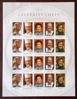 US 4922-26 Celebrity Chefs Pane