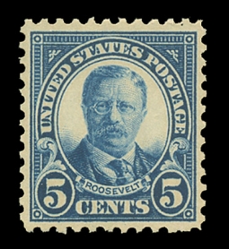 US 557 1922 Five-cent Roosevelt
