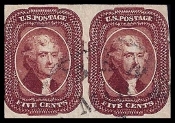 US 12 5 Cent 1856 Jefferson Pair