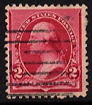 US 220c 1890 Two-Cent Carmine.  Caps on both Twos
