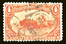 US 287 4-Cent Indian Hunting Buffalo